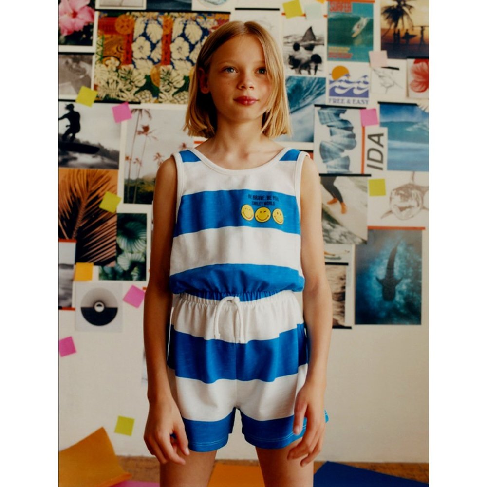 Zara Smileyworld Happy Collection Jumpsuit